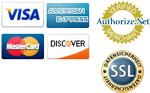 we accept visa, mastercard, american express, discover