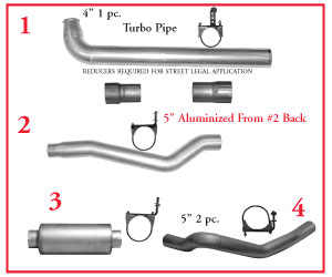2004 1/2 Chevrolet Silverado 2500HD/3500HD Extended Cab 6.6 L Duramax 2 & 4WD Converter Equipped 5&rdquo; System