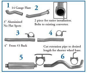 1994 - 1998 Ford F250/F350 Series 7.3L (Power Stroke) Converter Equipped