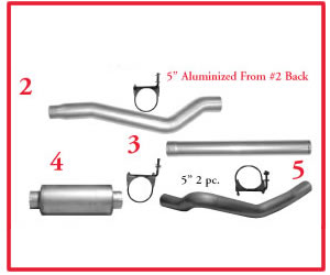 2004 1/2 Chevrolet Silverado 2500HD/3500HD Extended Cab 6.6 L Duramax 2 & 4WD Converter Equipped 5&rdquo; System